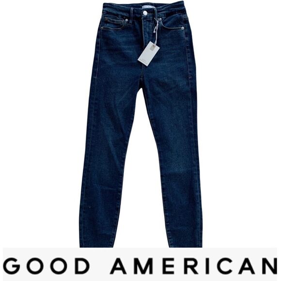 Good American Denim - GOOD AMERICAN Good Waist Skinny Crop Jeans!